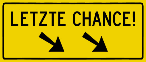 Letzte Chance Banner