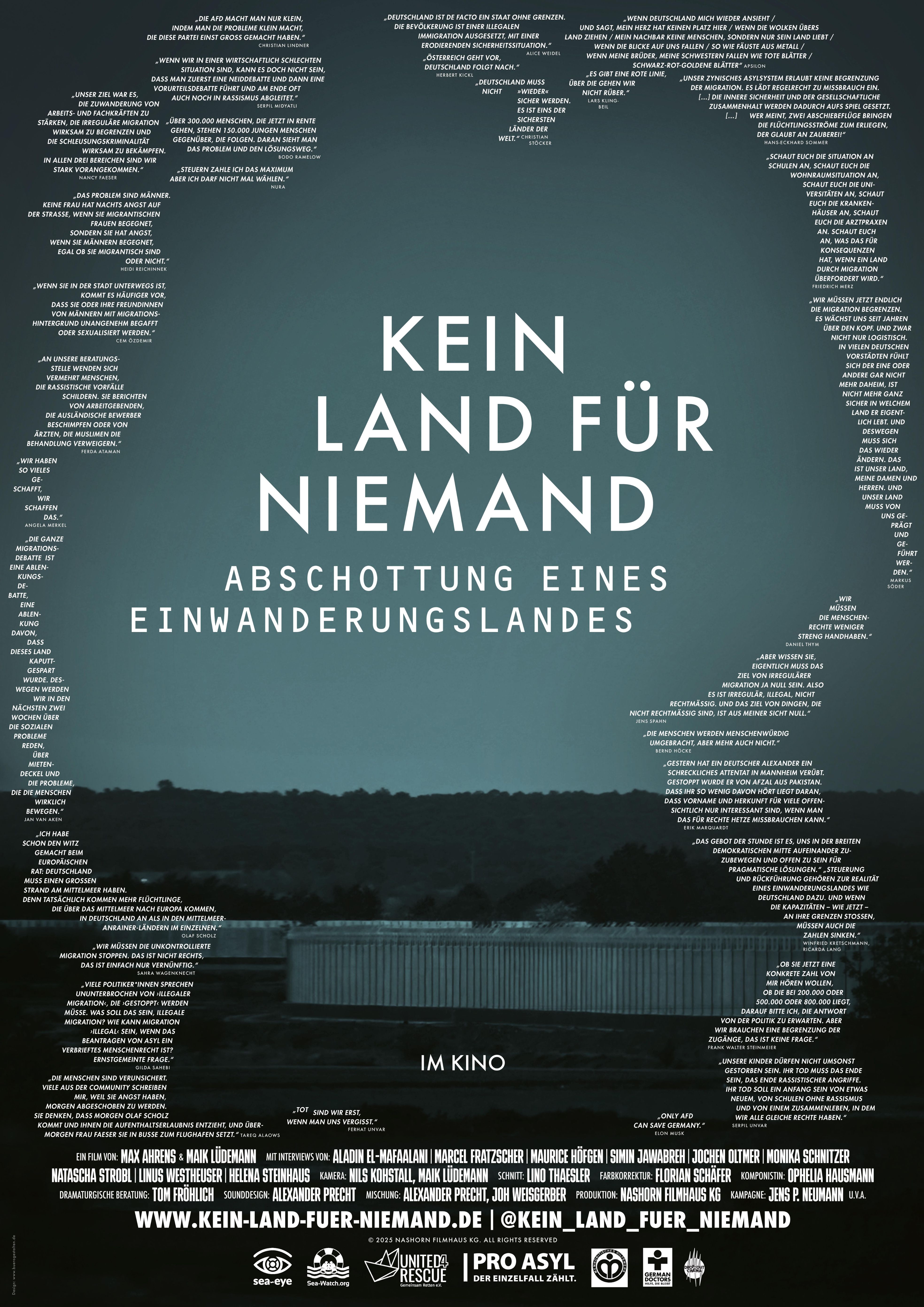 Filmplakat zu Kein Land für Niemand - Abschottung eines Einwanderungslandes