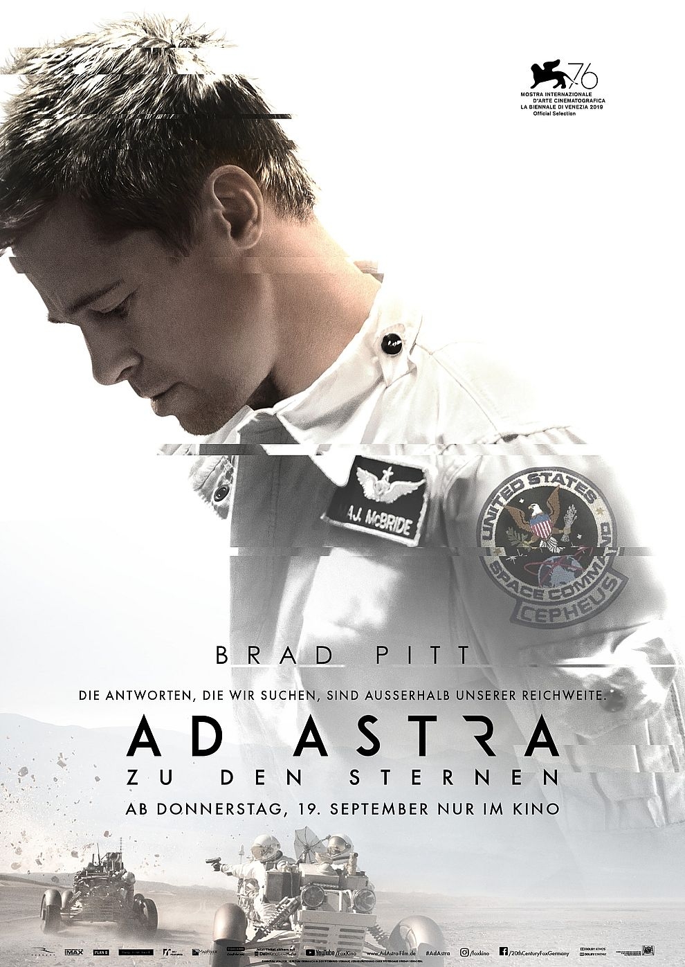 Filmplakat zu Ad Astra - Zu den Sternen