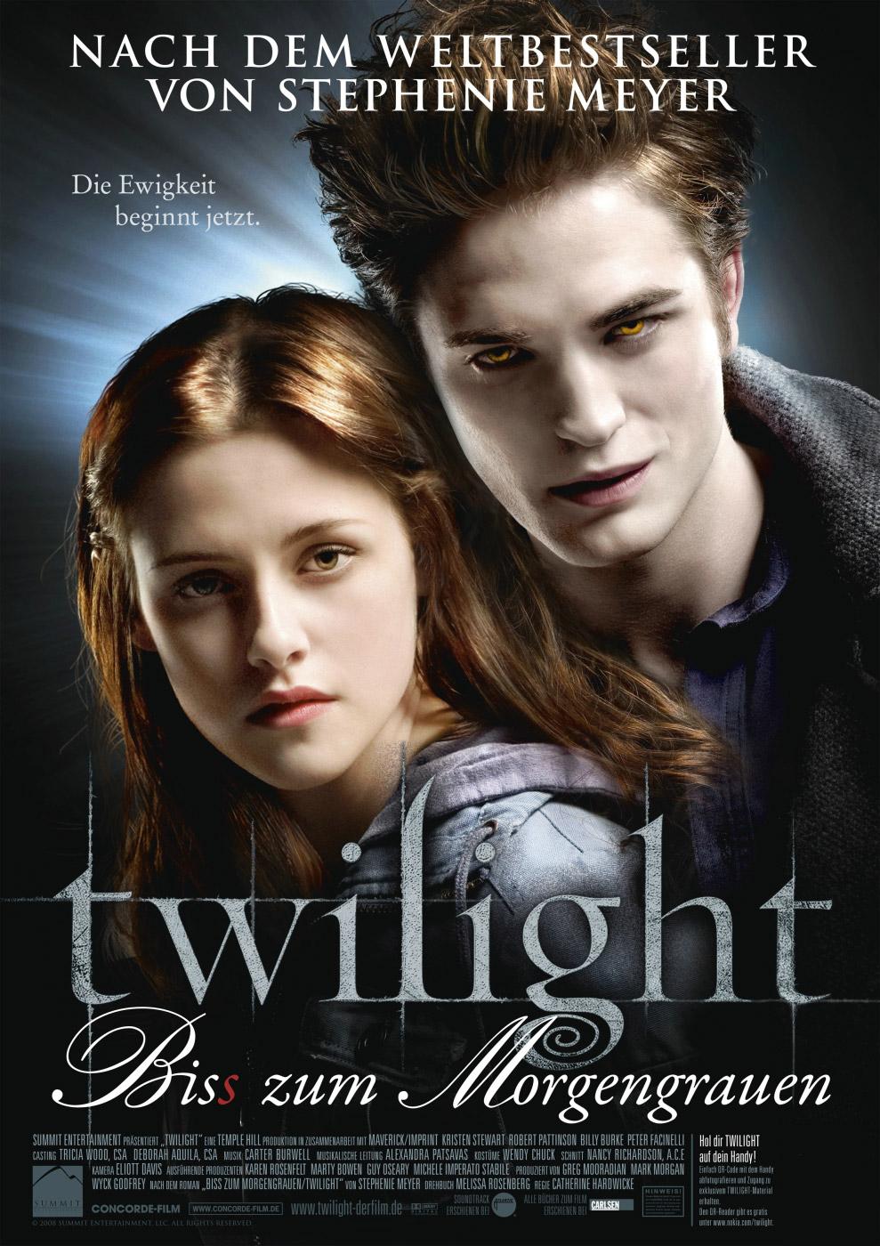 Filmplakat zu Twilight Saga: Twilight - Biss zum Morgengrauen