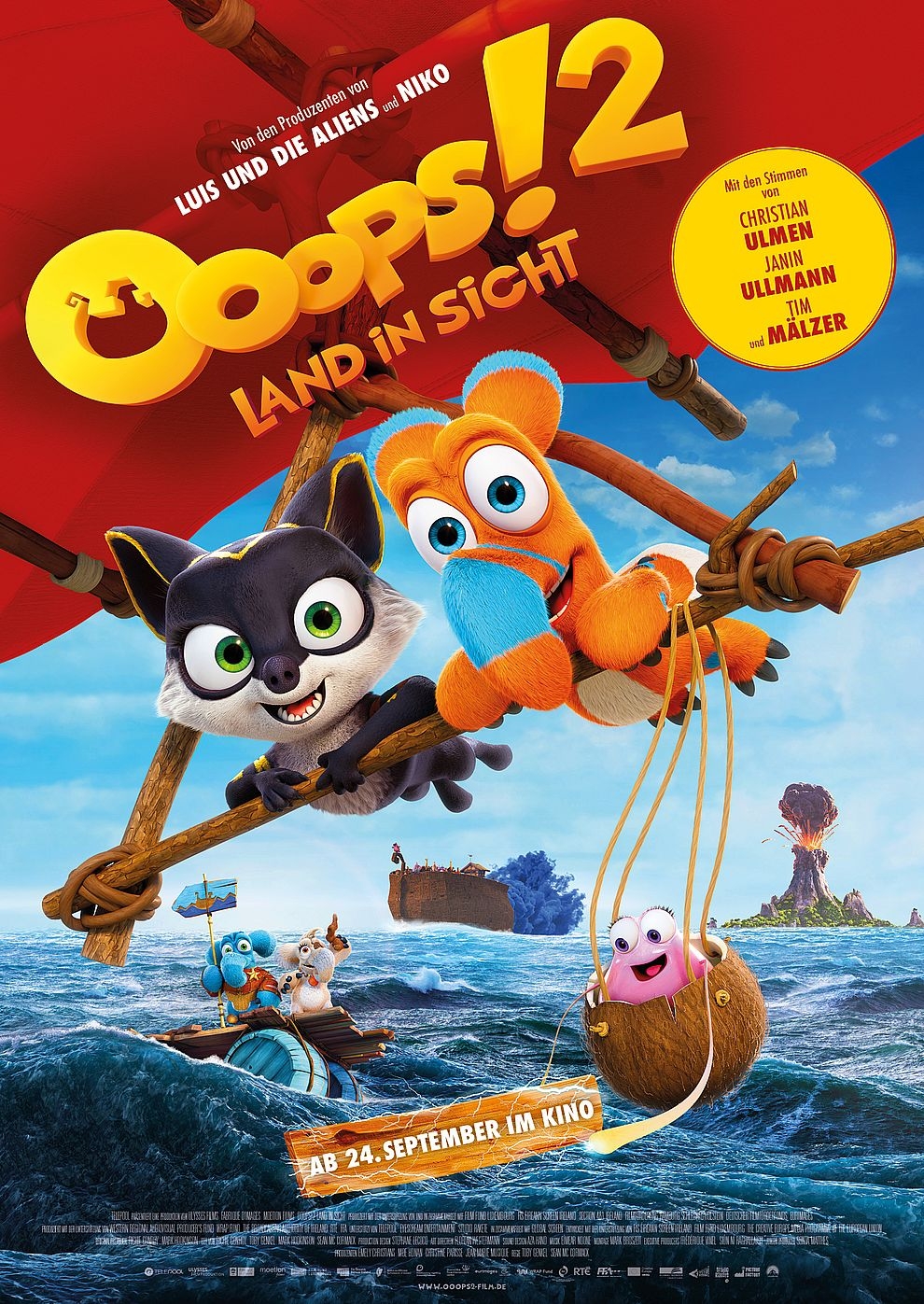 Filmplakat zu Ooops! 2 - Land in Sicht