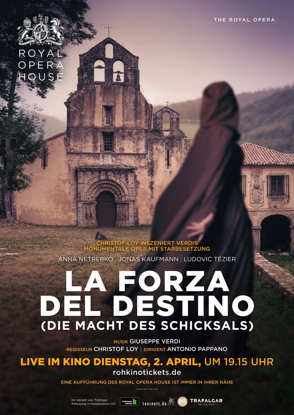Filmplakat zu ROH Recorded 2019: La Forza Del Destino (Die Macht des Schicksals) (Opera)