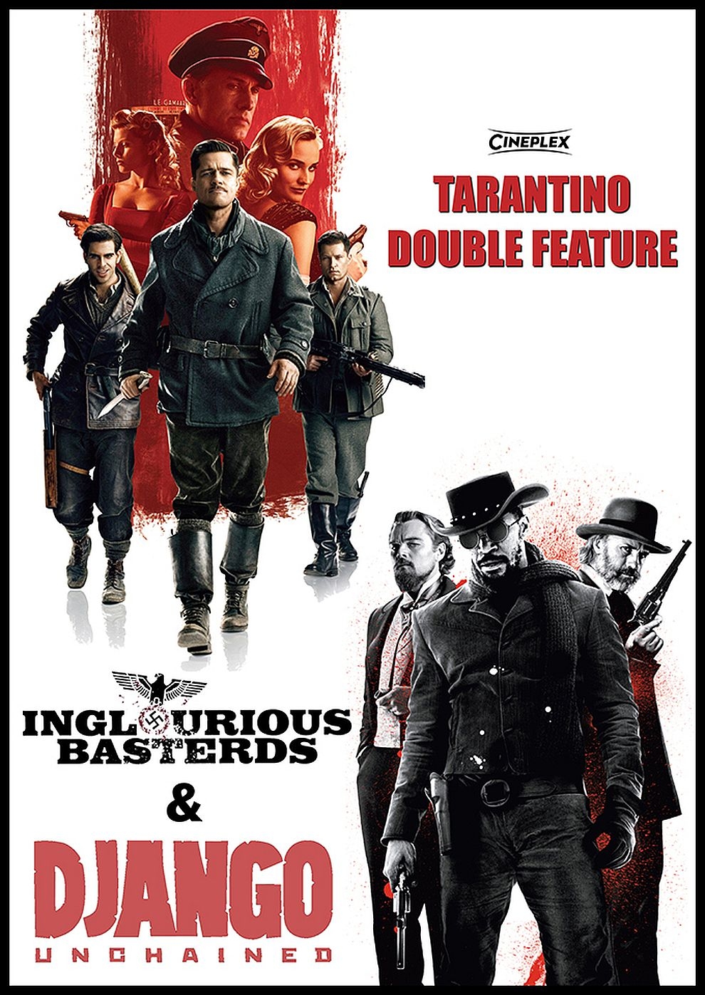 Filmplakat zu Tarantino Double Feature (Inglourious & Django)
