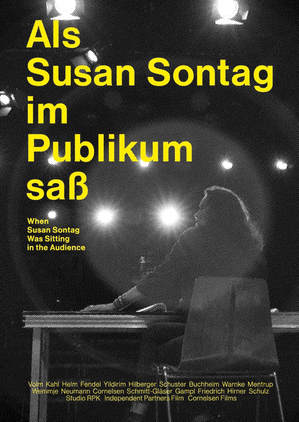 Filmplakat zu Als Susan Sontag im Publikum saß