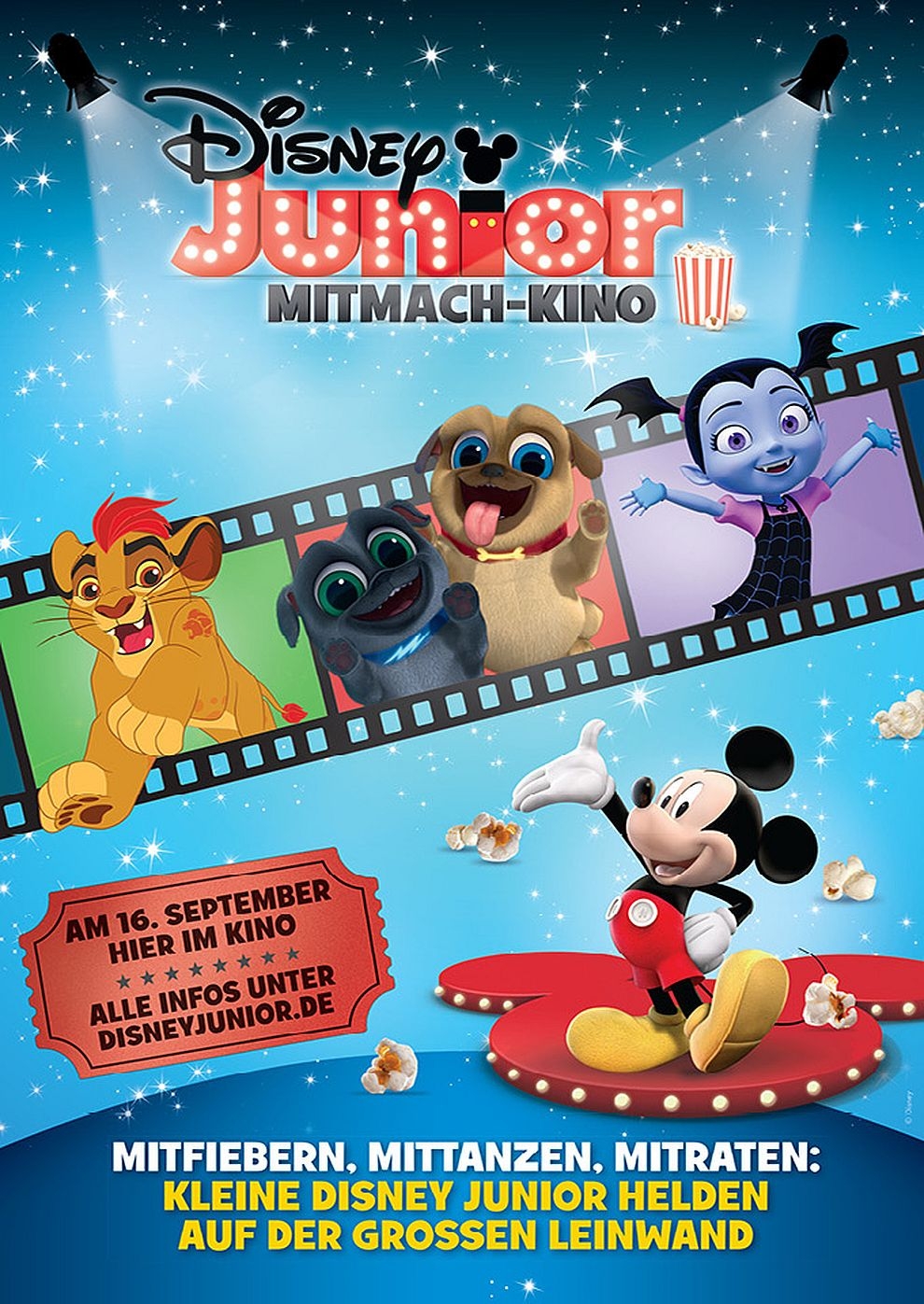 Filmplakat zu Disney Junior Mitmach-Kino 9/2018