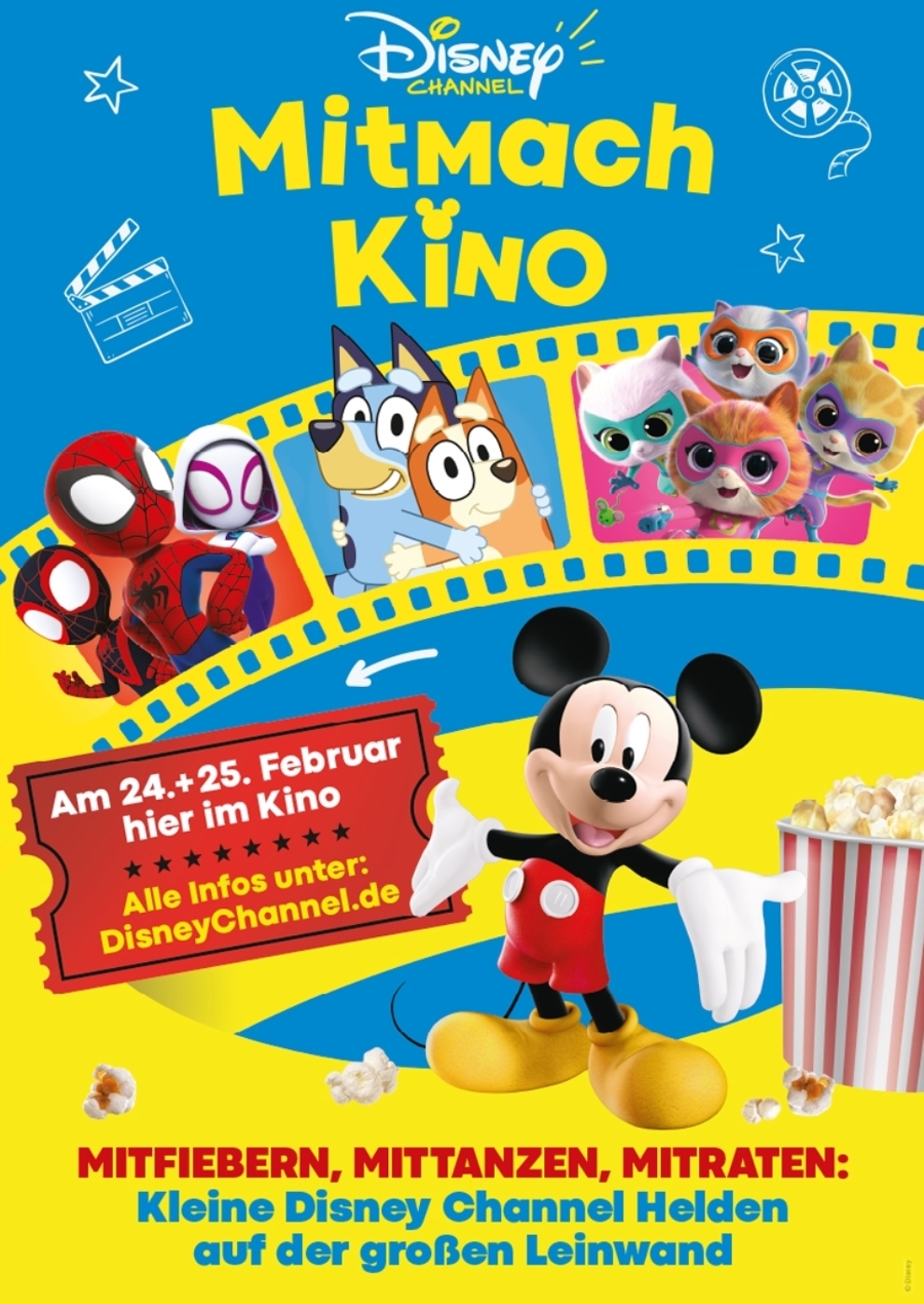Filmplakat zu Disney Channel Mitmachkino (Feb 2024)