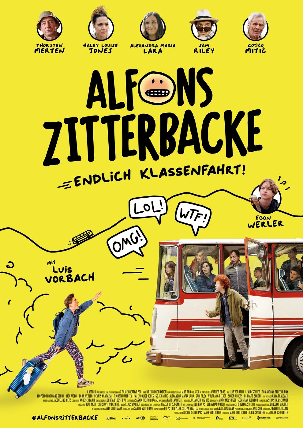 Filmplakat zu Alfons Zitterbacke - Endlich Klassenfahrt