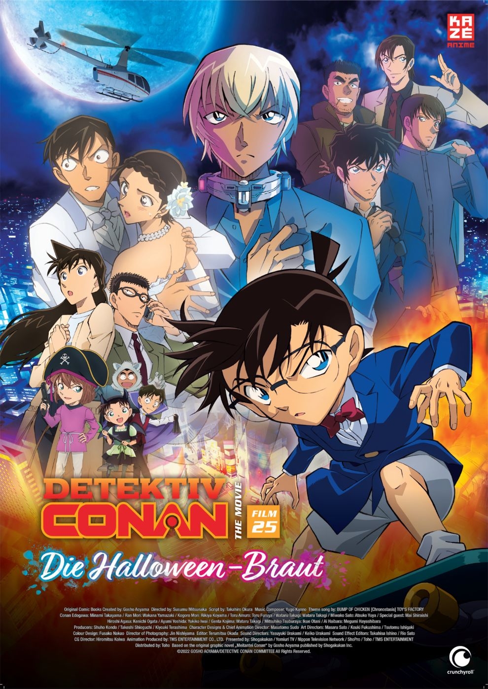 Filmplakat zu Anime Night 2022: Detektiv Conan - The Movie (25) - Die Halloween-Braut