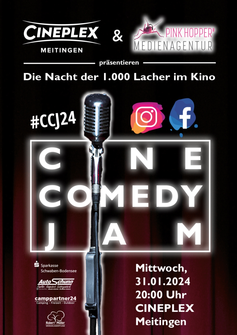 Filmplakat zu Cine Comedy Jam 2024 - Die Nacht der 1.000 Lacher im Kino