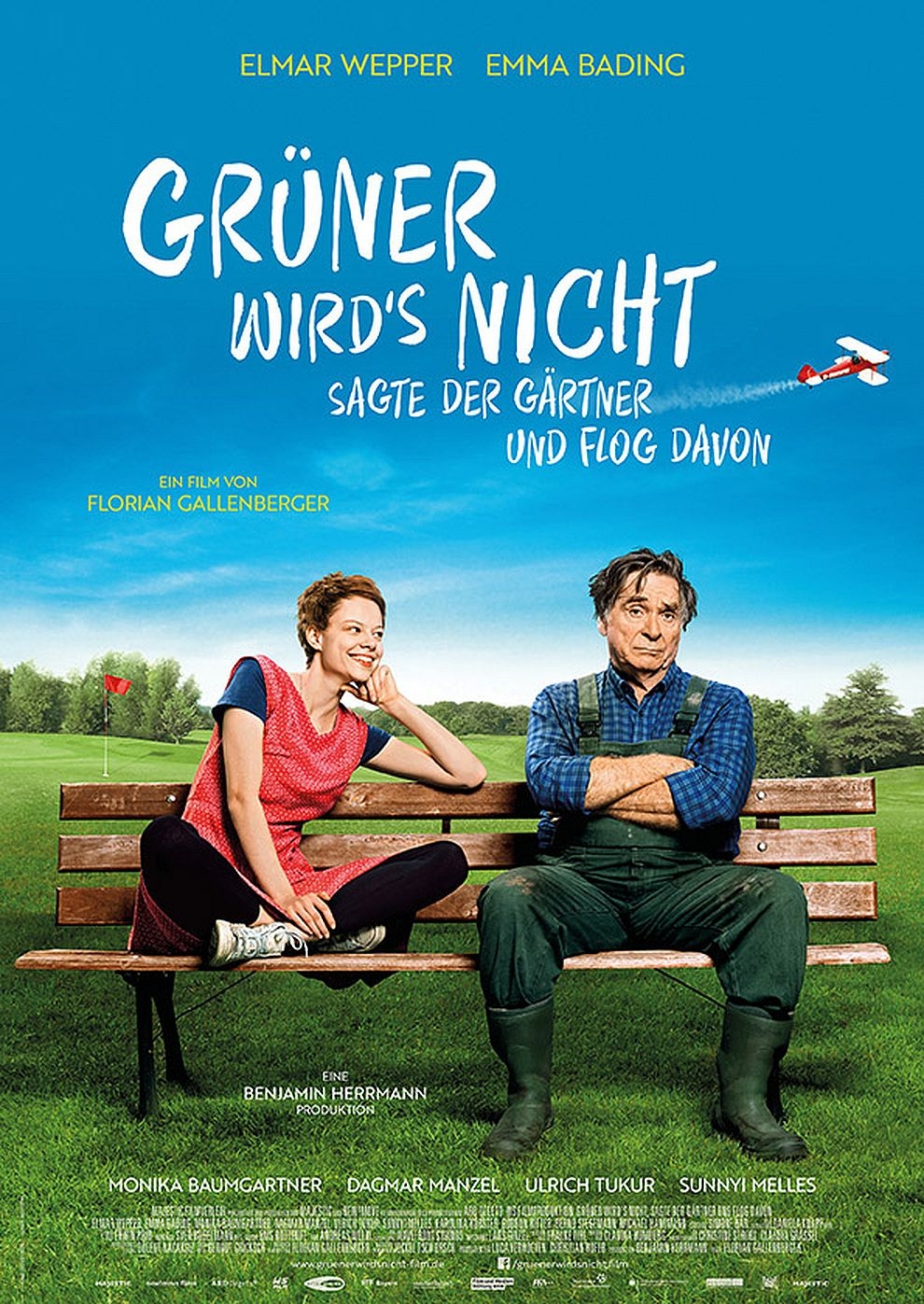 Filmplakat zu Grüner wird's nicht, sagte der Gärtner und flog davon