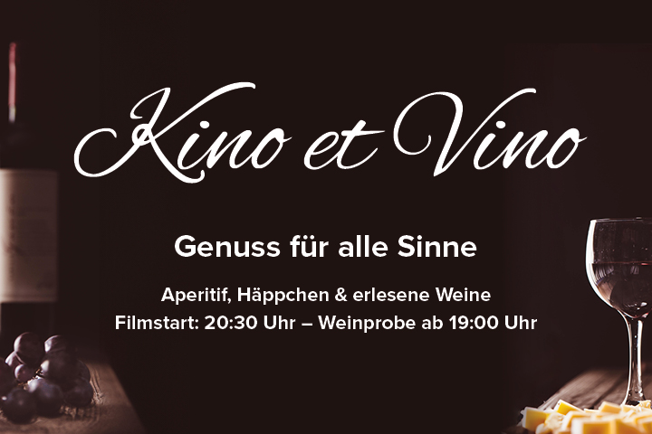Kategorie Kino et Vino öffnen: Filmabend mit Weinprobe, Aperitif und Häppchen