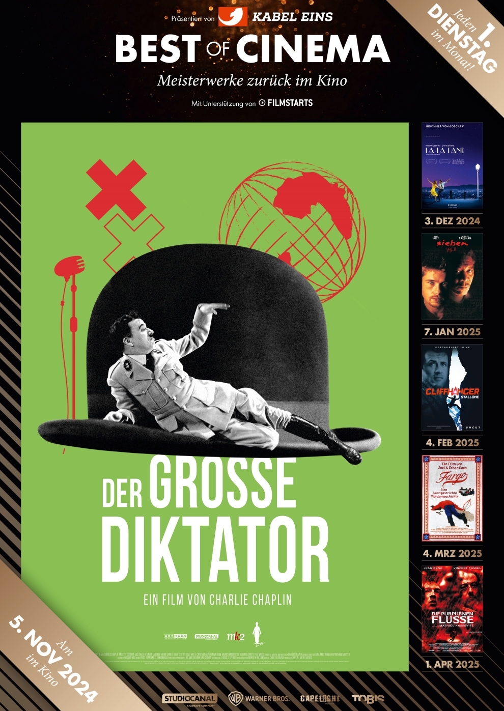 Filmplakat zu Der große Diktator
