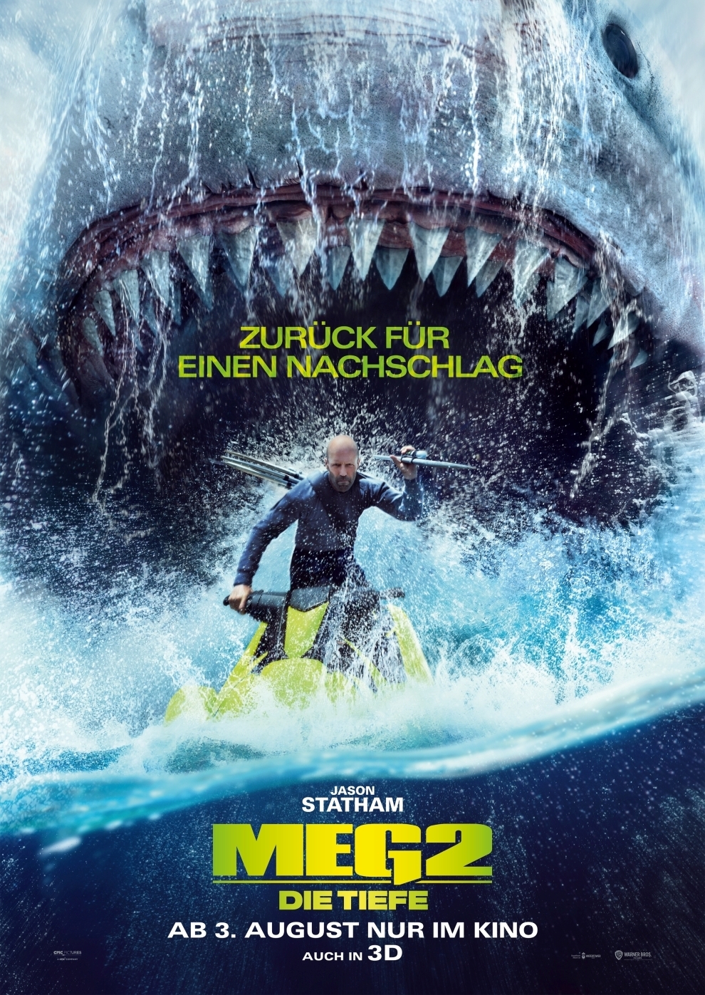 Filmplakat zu Meg 2: Die Tiefe
