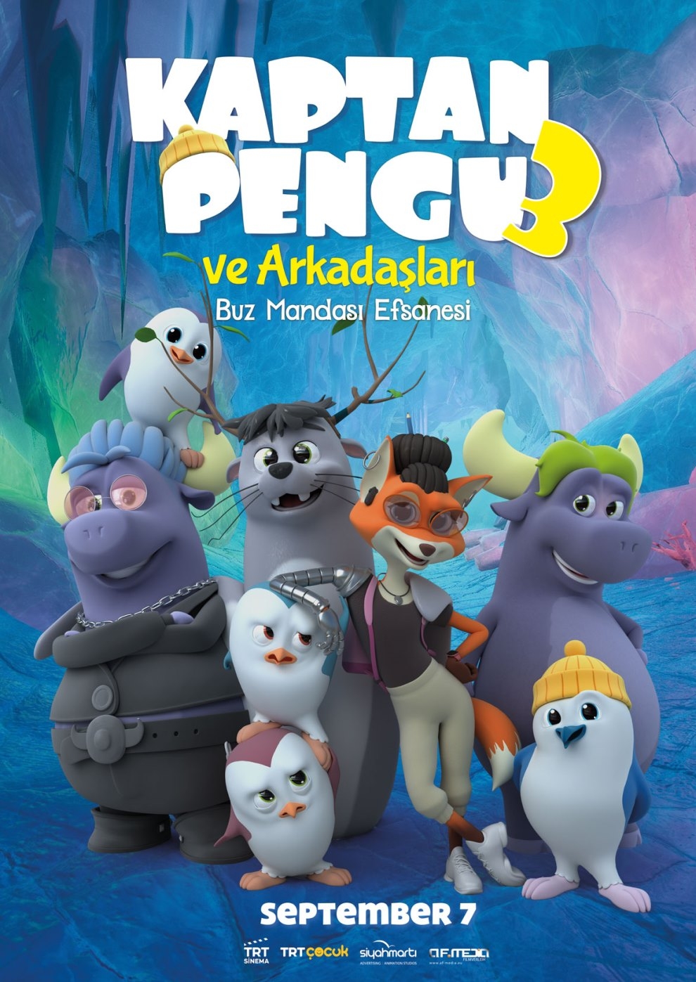 Filmplakat zu Kaptan Pengu ve Arkadaslari 3: Buz Mandasi Efsanesi