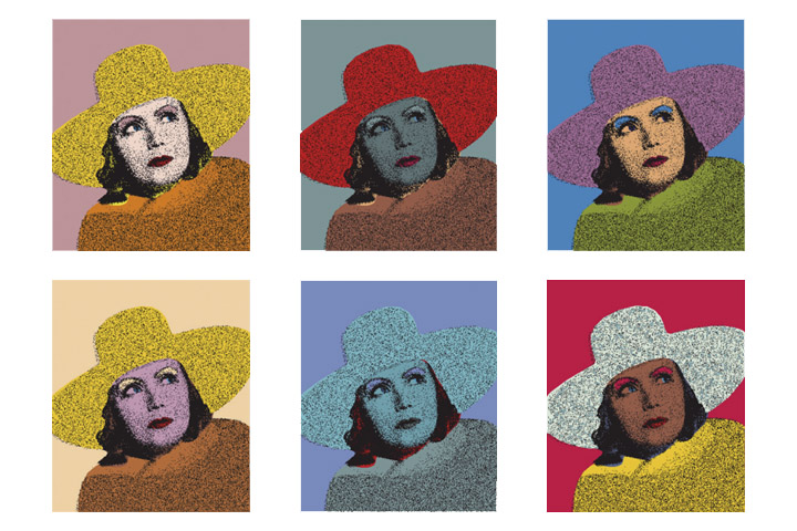 Café Garbo Warhol-Artwork