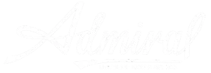 Admiral Boutique Kino und Sky Bar Logo Weiß
