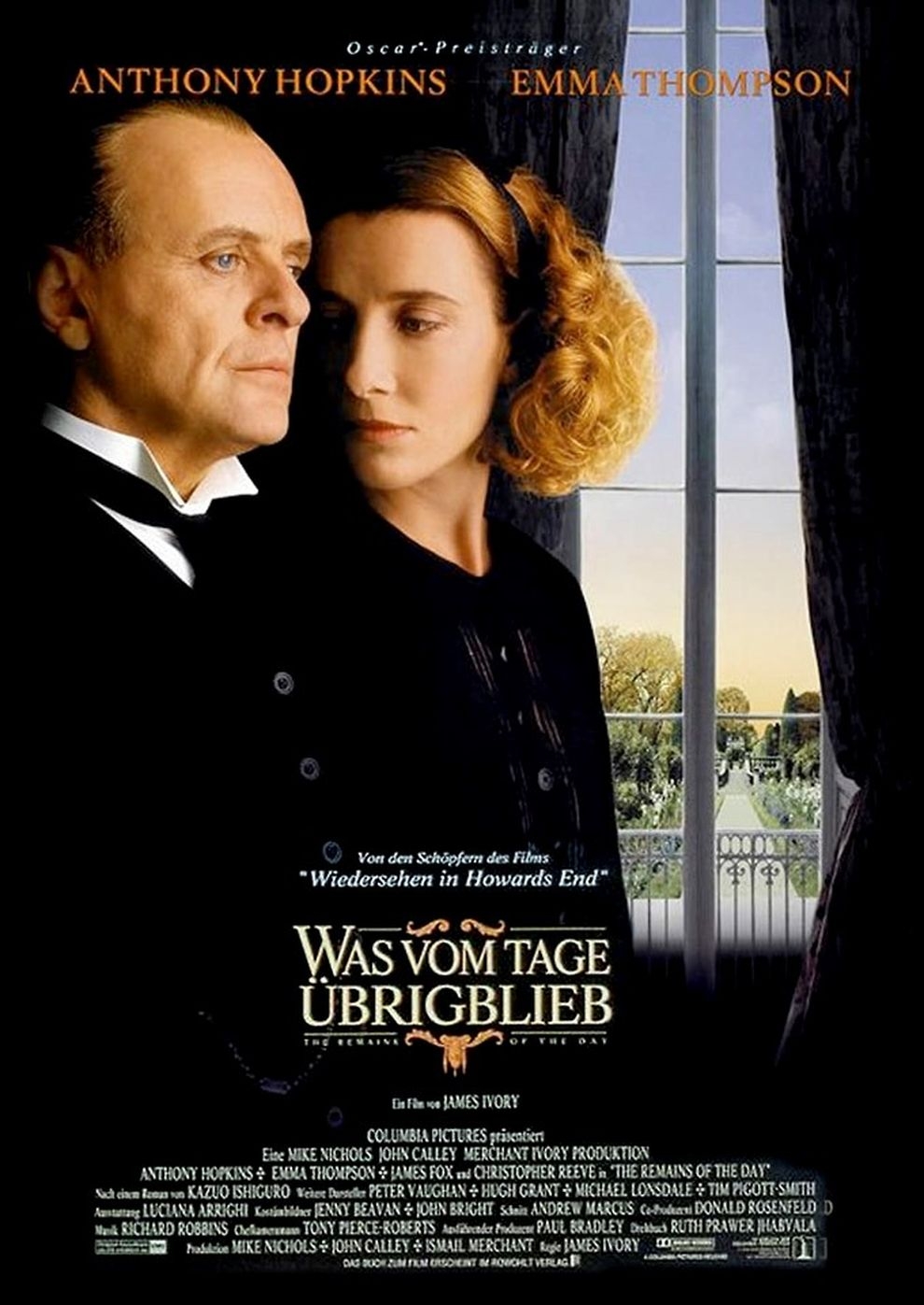 Filmplakat zu Was vom Tage übrig blieb