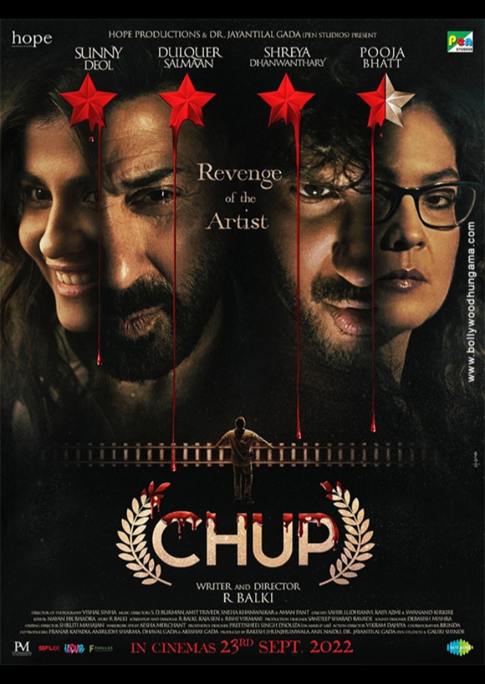 Filmplakat zu Chup - Die Rache des Künstlers