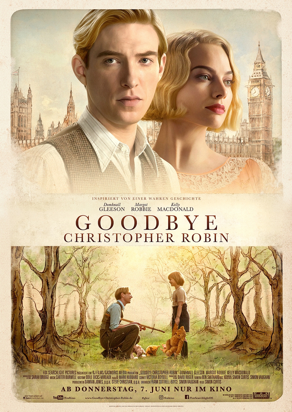 Filmplakat zu Goodbye Christopher Robin
