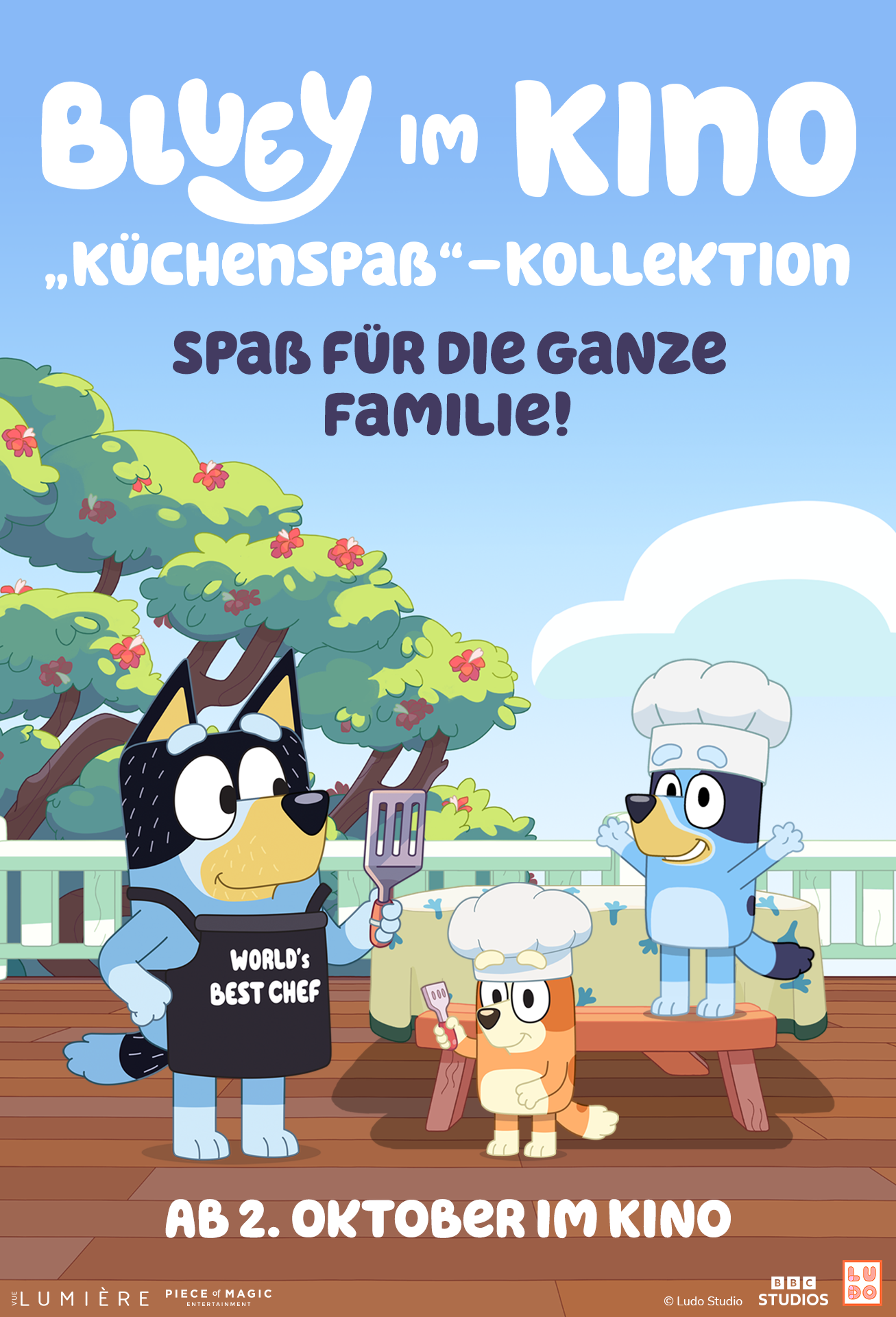 Filmplakat zu Bluey im Kino: "Küchenspaß" - Kollektion