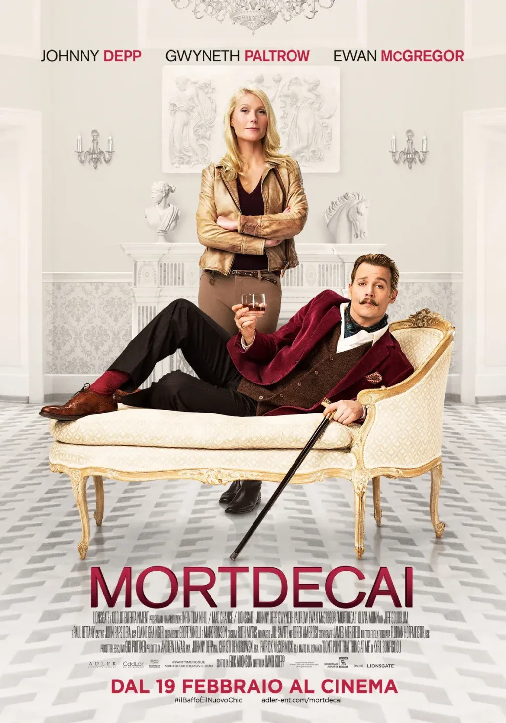Filmplakat zu Mortdecai - Der Teilzeitgauner