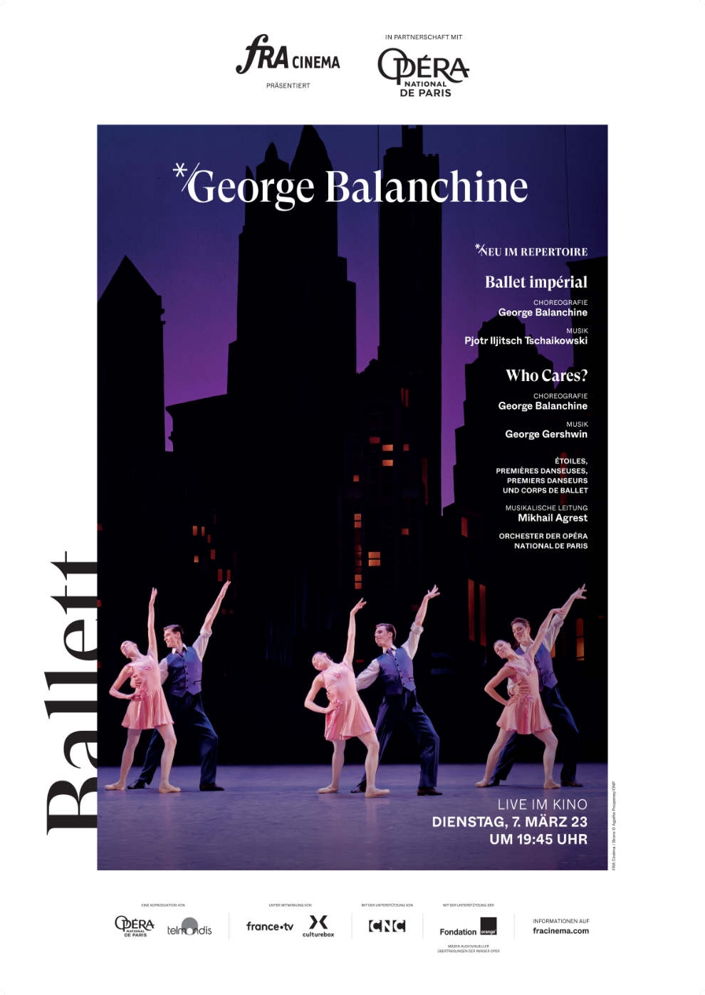 Filmplakat zu Opéra national de Paris 2022/23: George Balanchine (live)