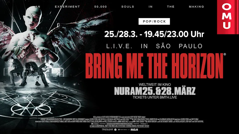Konzertfilm Bring Me The Horizon - L.I.V.E. in São Paulo am 25. und 28. März