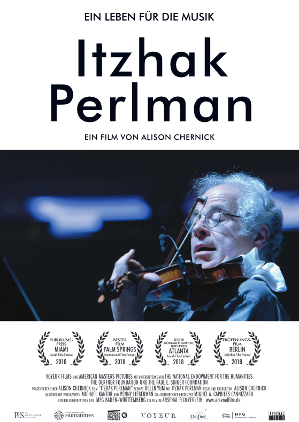 Filmplakat zu Itzhak Perlman - Ein Leben für die Musik