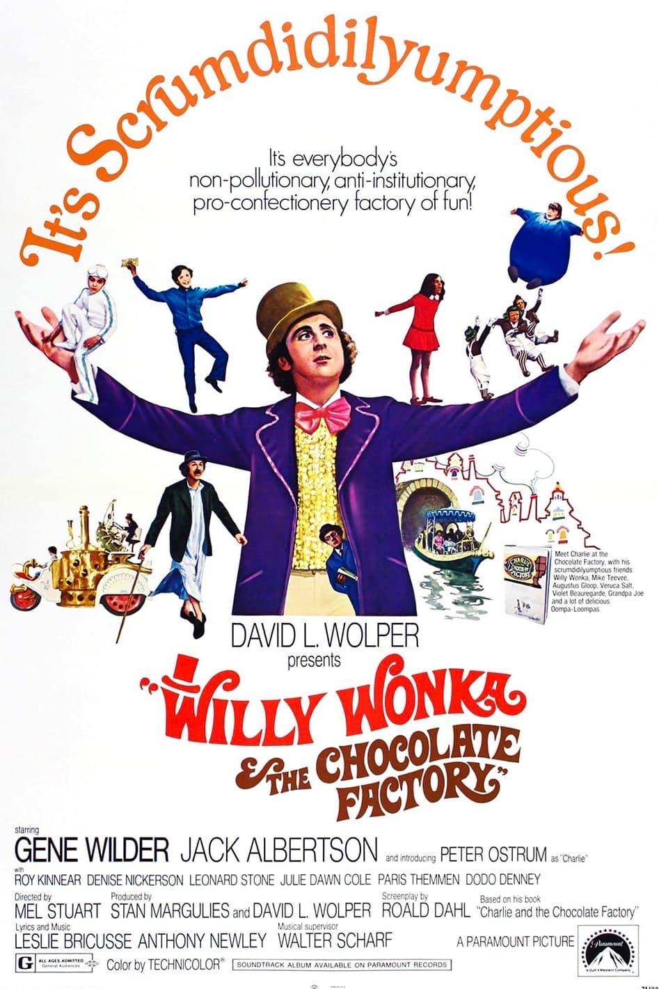 Filmplakat zu Charlie und die Schokoladenfabrik (1971)