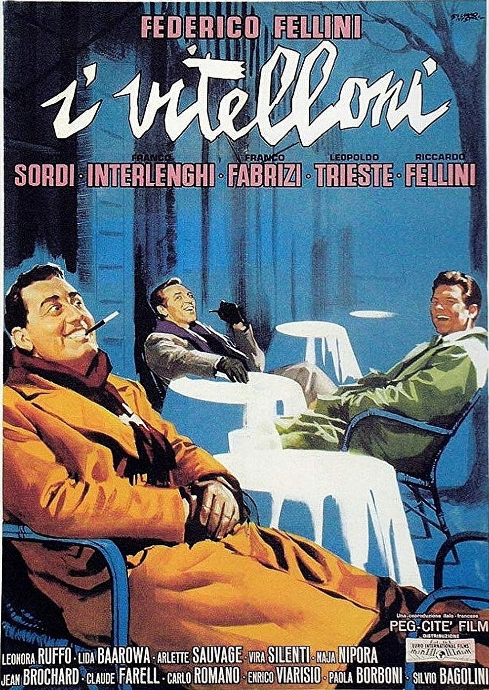 Filmplakat zu I Vitelloni - Die Müßiggänger