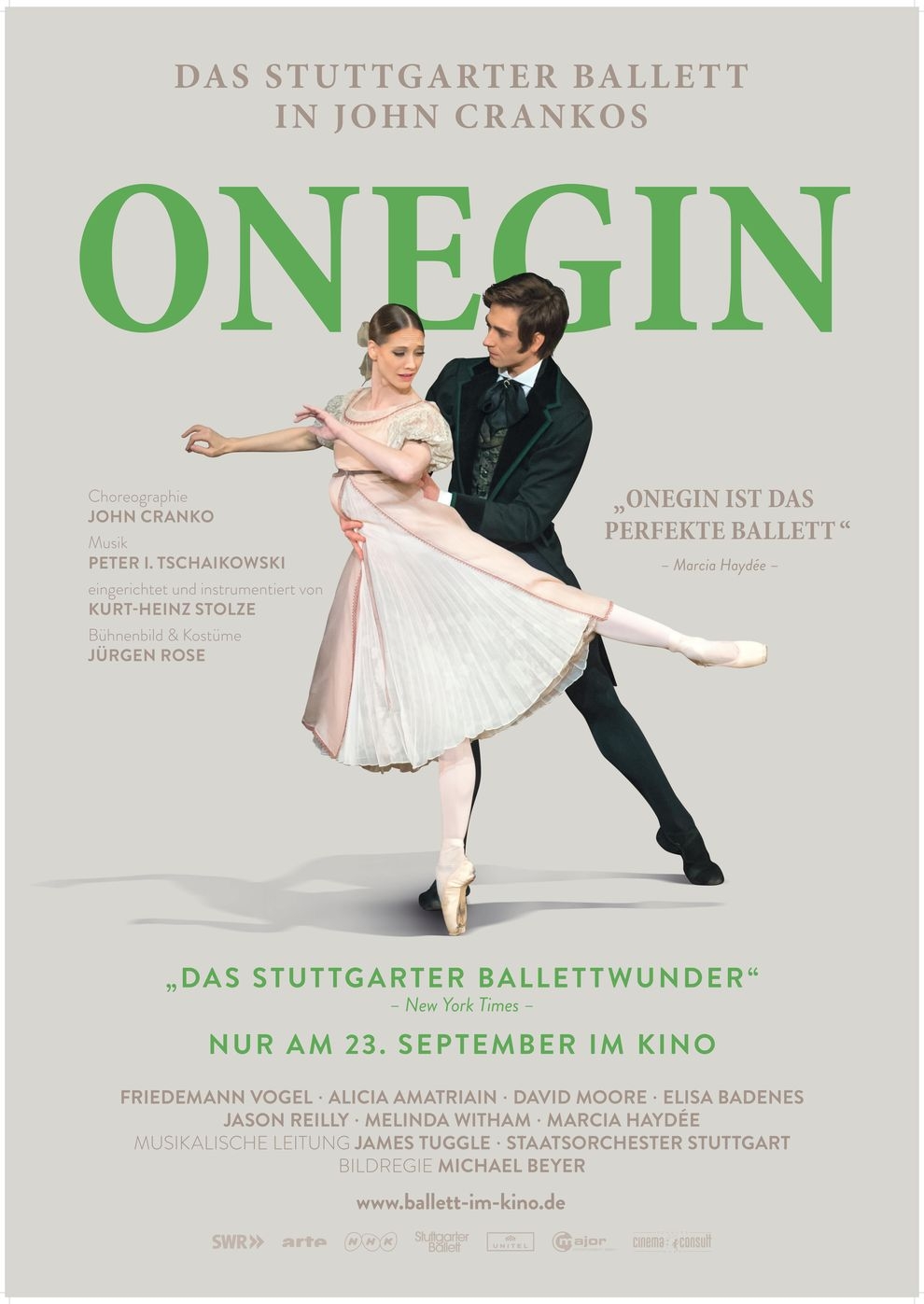 Filmplakat zu John Crankos Onegin - Das Stuttgarter Ballettwunder