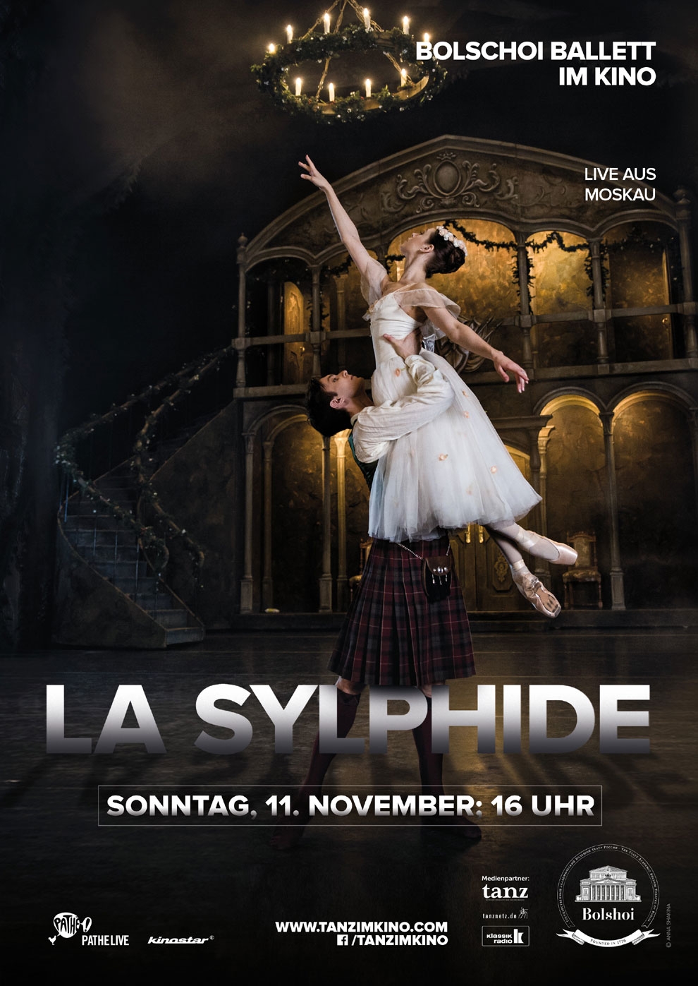 Filmplakat zu Bolshoi Ballet: La Sylphide (Live 2018)