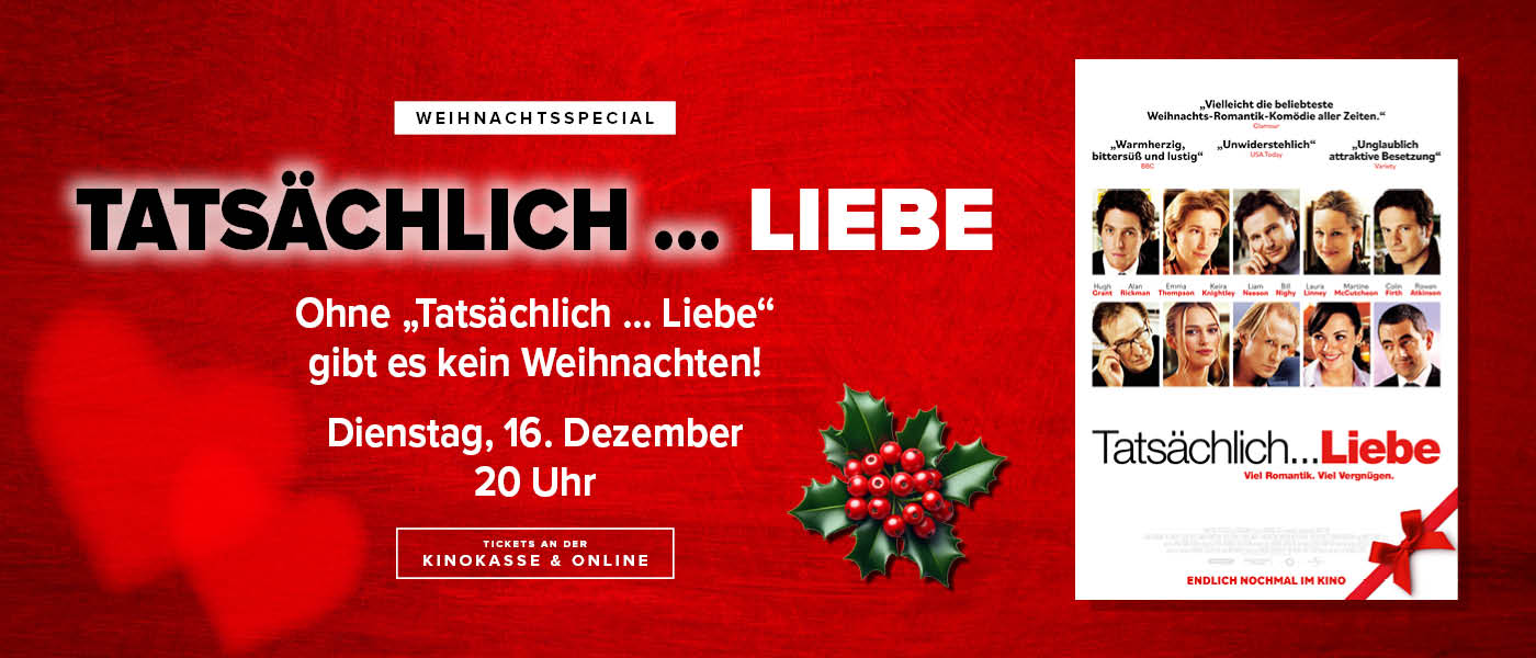 Tatsächlich ... Liebe - Dienstag 16.12. 20 Uhr