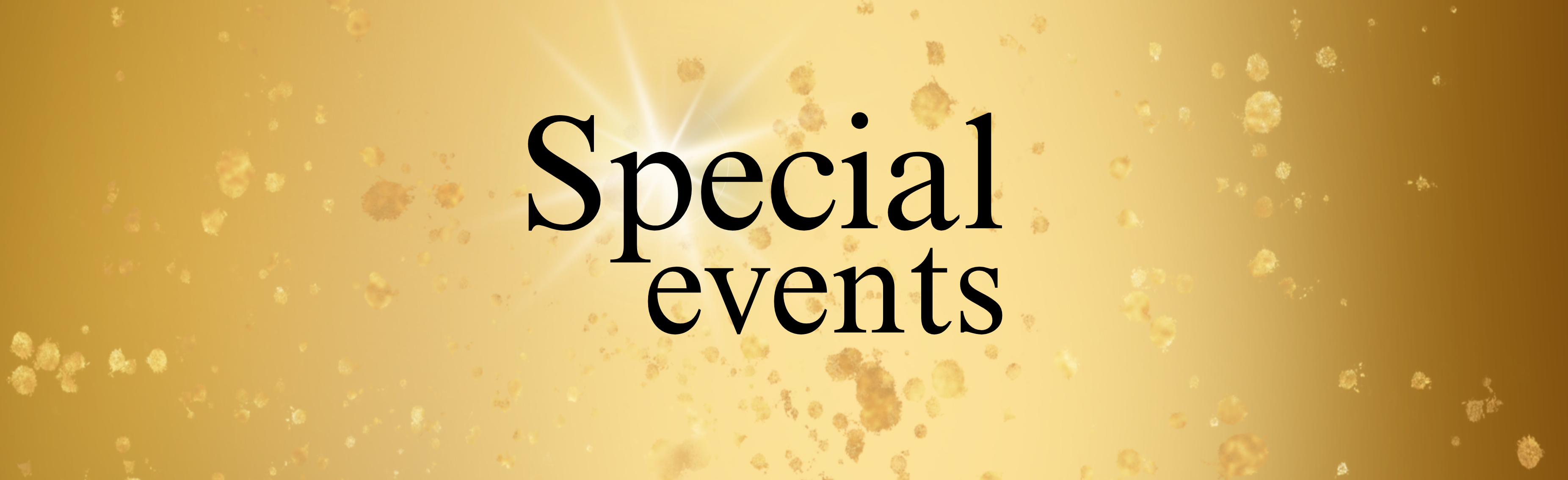 App Eventbanner zu Special Events