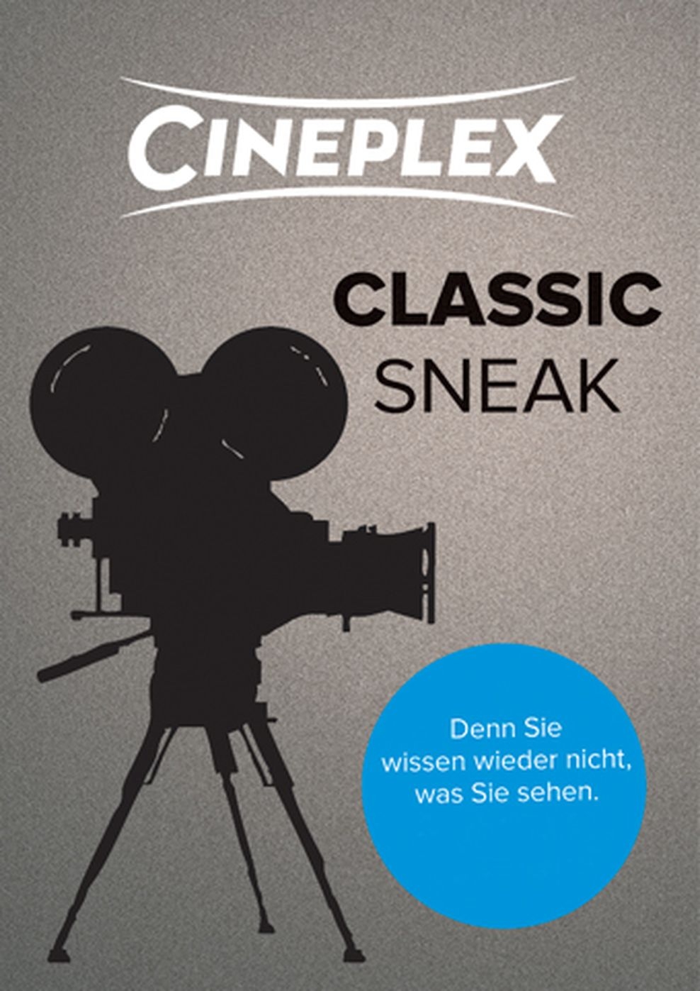 Filmplakat zu Classic Sneak