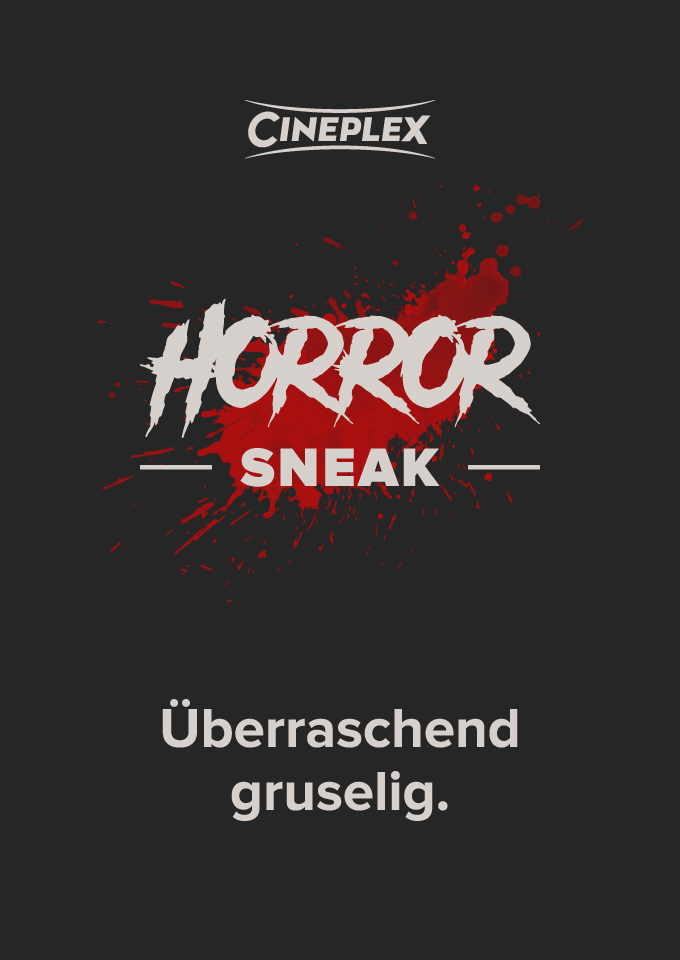 Filmplakat zu Horror-Sneak