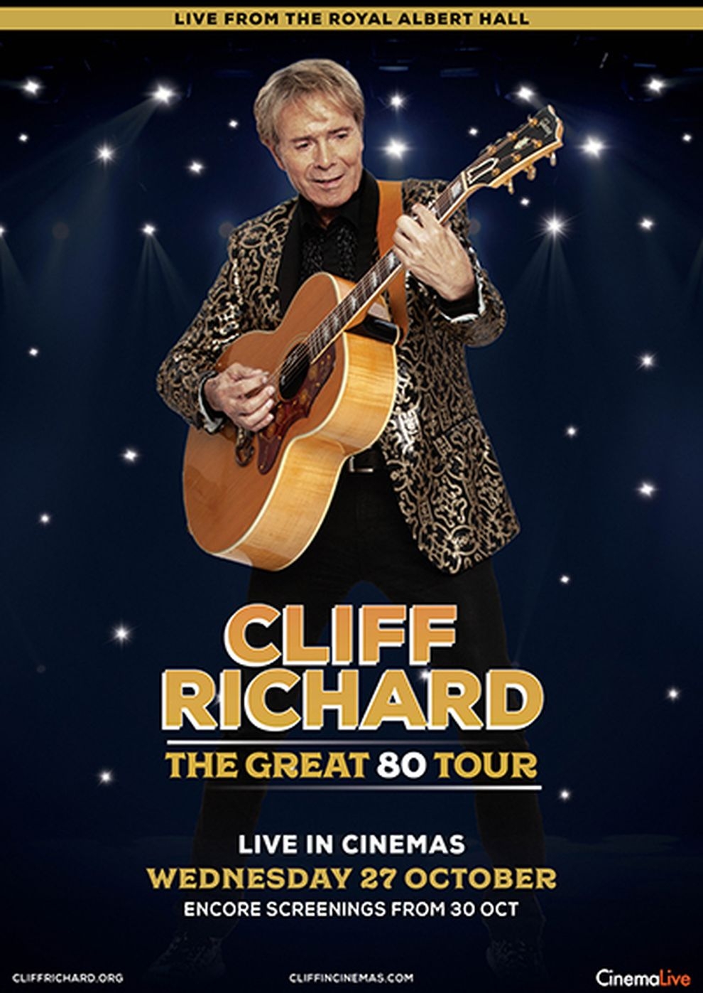 Filmplakat zu Cliff Richard Live - The Great 80 Tour