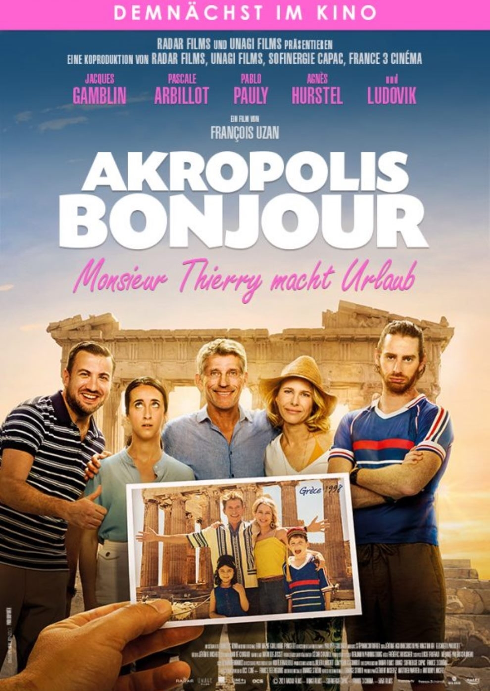 Filmplakat zu Akropolis Bonjour - Monsieur Thierry macht Urlaub