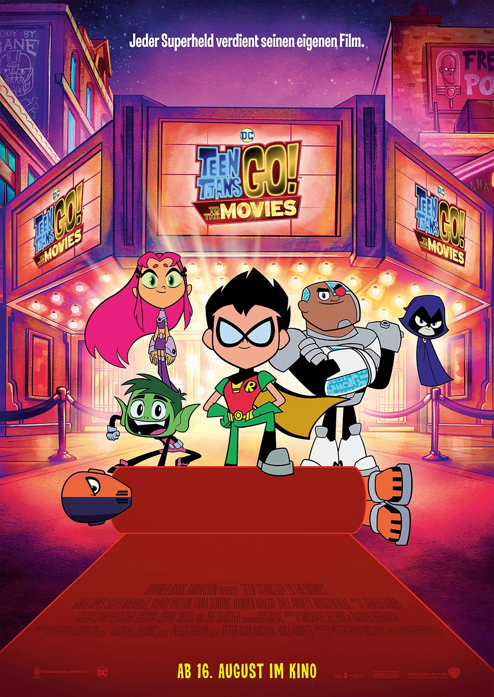 Filmplakat zu Teen Titans Go! To The Movies
