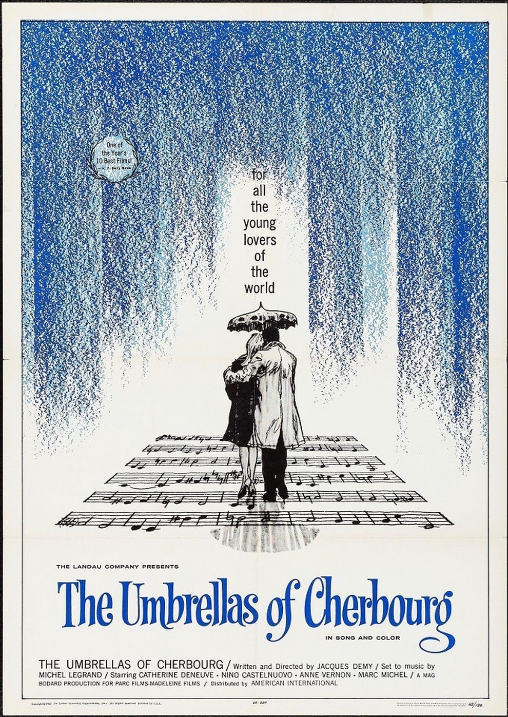 Filmplakat zu Die Regenschirme von Cherbourg