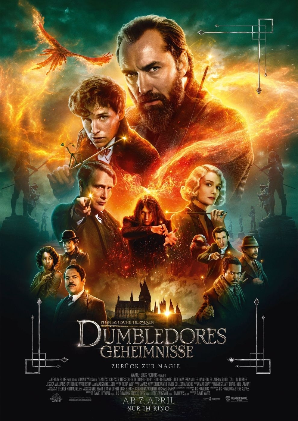 Filmplakat zu Phantastische Tierwesen: Dumbledores Geheimnisse