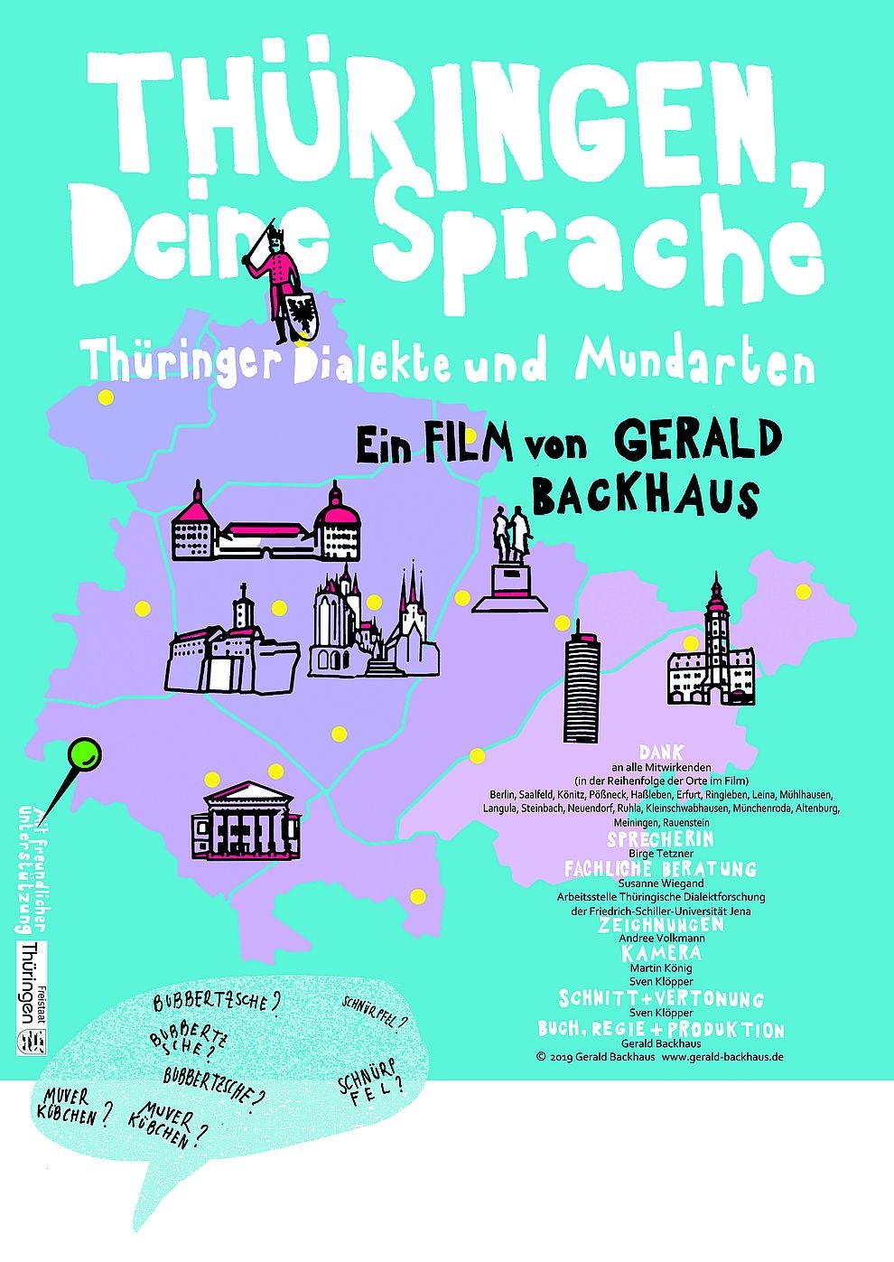 Filmplakat zu Thüringen, Deine Sprache - Thüringer Dialekte und Mundarten