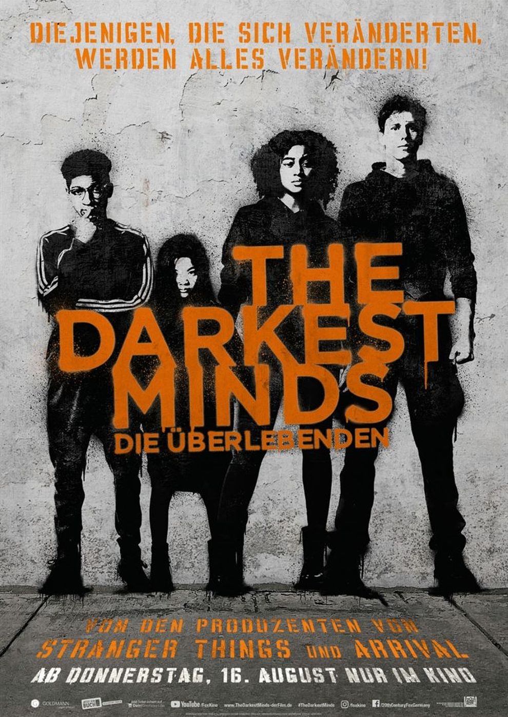 Filmplakat zu The Darkest Minds - Die Überlebenden