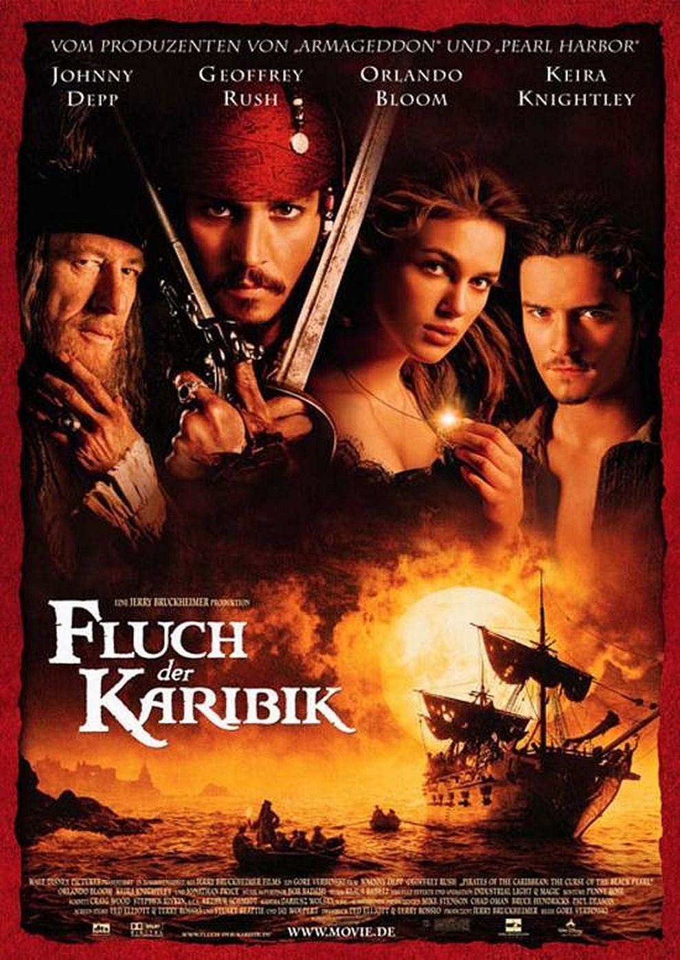 Filmplakat zu Fluch der Karibik