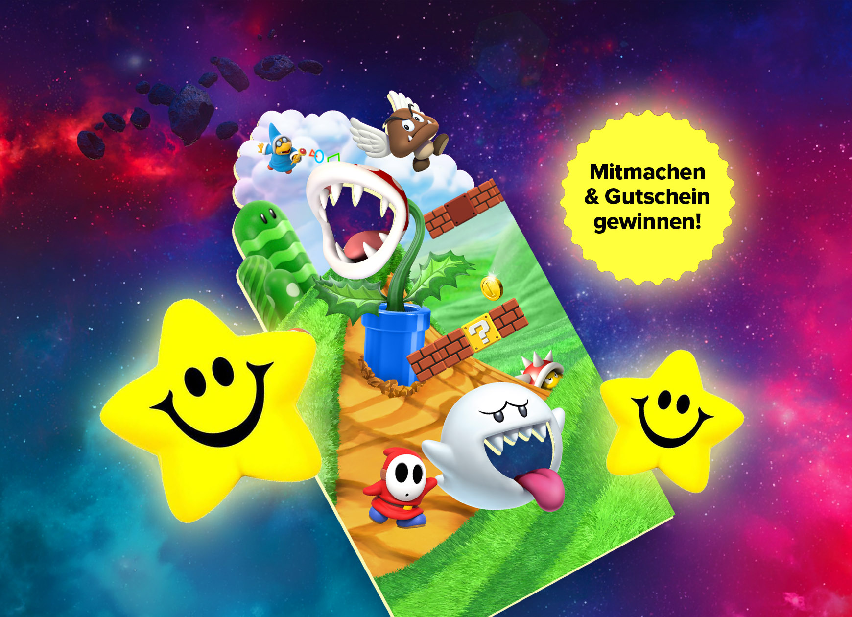 Super Mario Steine-Werfen