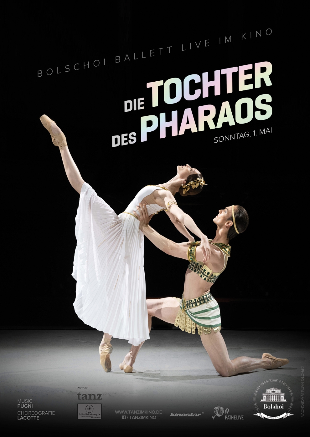 Filmplakat zu Bolschoi Ballett: Die Tochter des Pharaos (live 2022)