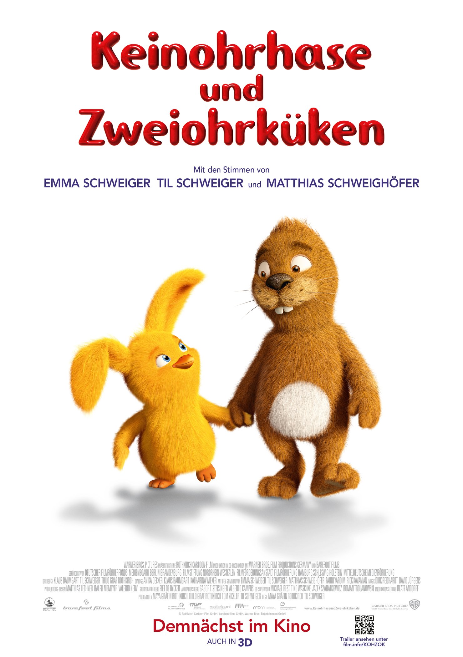 Filmplakat zu Keinohrhase und Zweiohrküken