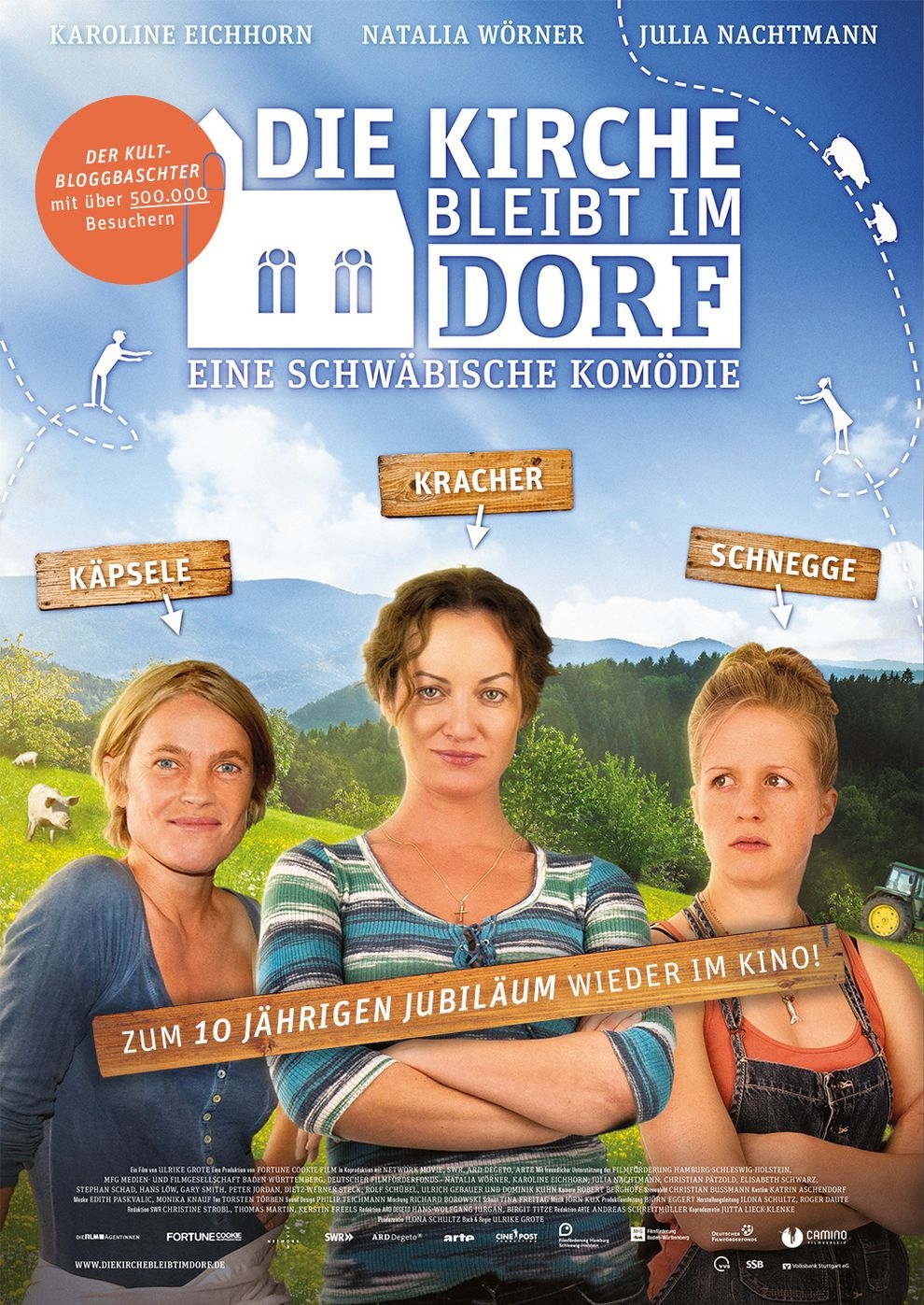 Filmplakat zu Die Kirche bleibt im Dorf
