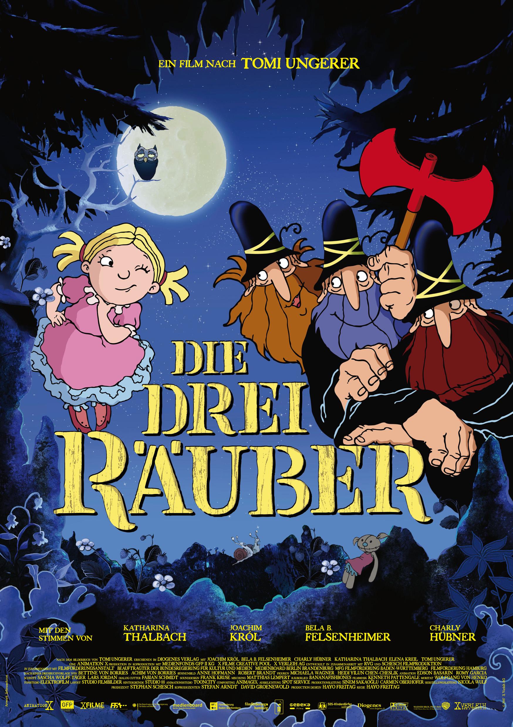 Filmplakat zu Die drei Räuber