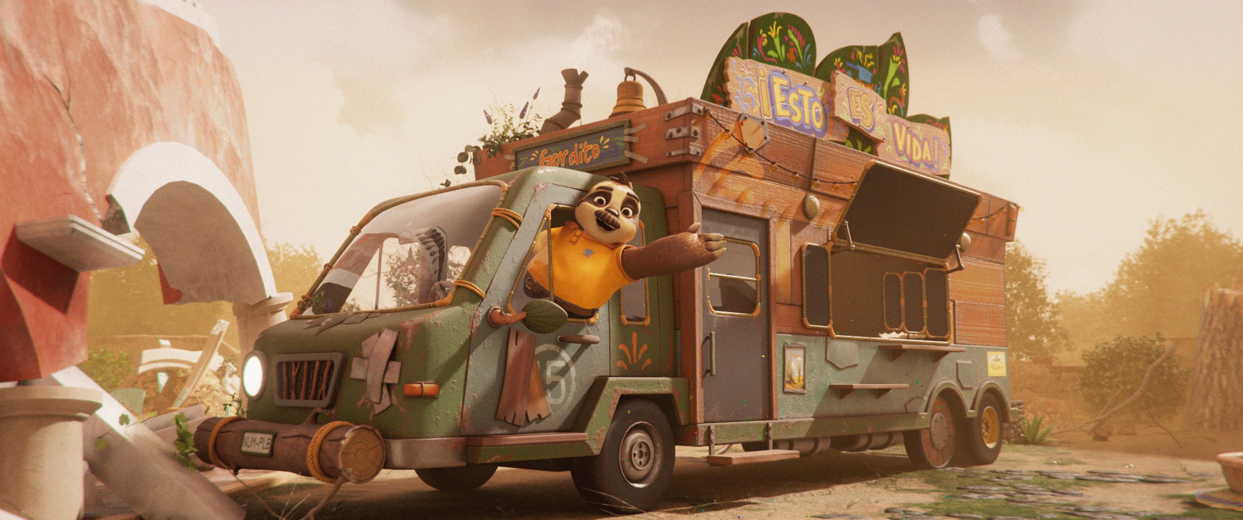 Szenenbild zu Familie Faultier - Kochen auf der Überholspur